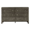 thumbnail image 4 of Glory Furniture Burlington 6-Drawers Bedroom Dresser in Gray, 4 of 8