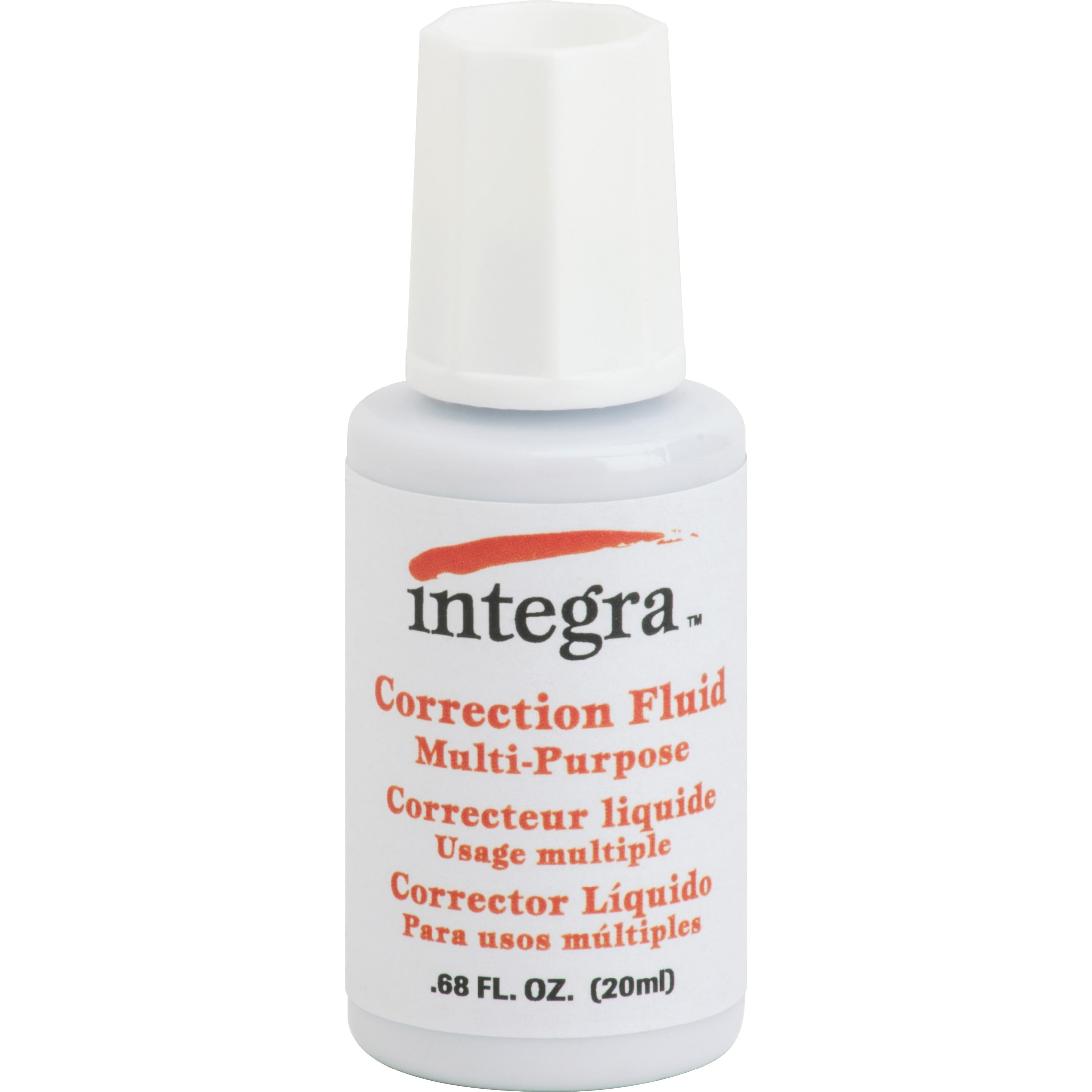 Integra, ITA01539, Multipurpose Correction Fluid, 1 Each, White