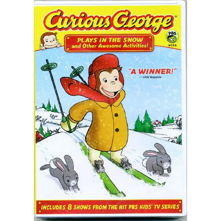 Curious George Snow Ski Monkey Winter DVD (Best Snow Skis For Intermediate)