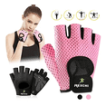 thumbnail image 2 of Guantes Gym Deporte Crossfit Unisex Rosa-M Malubero Malu1792, 2 of 3