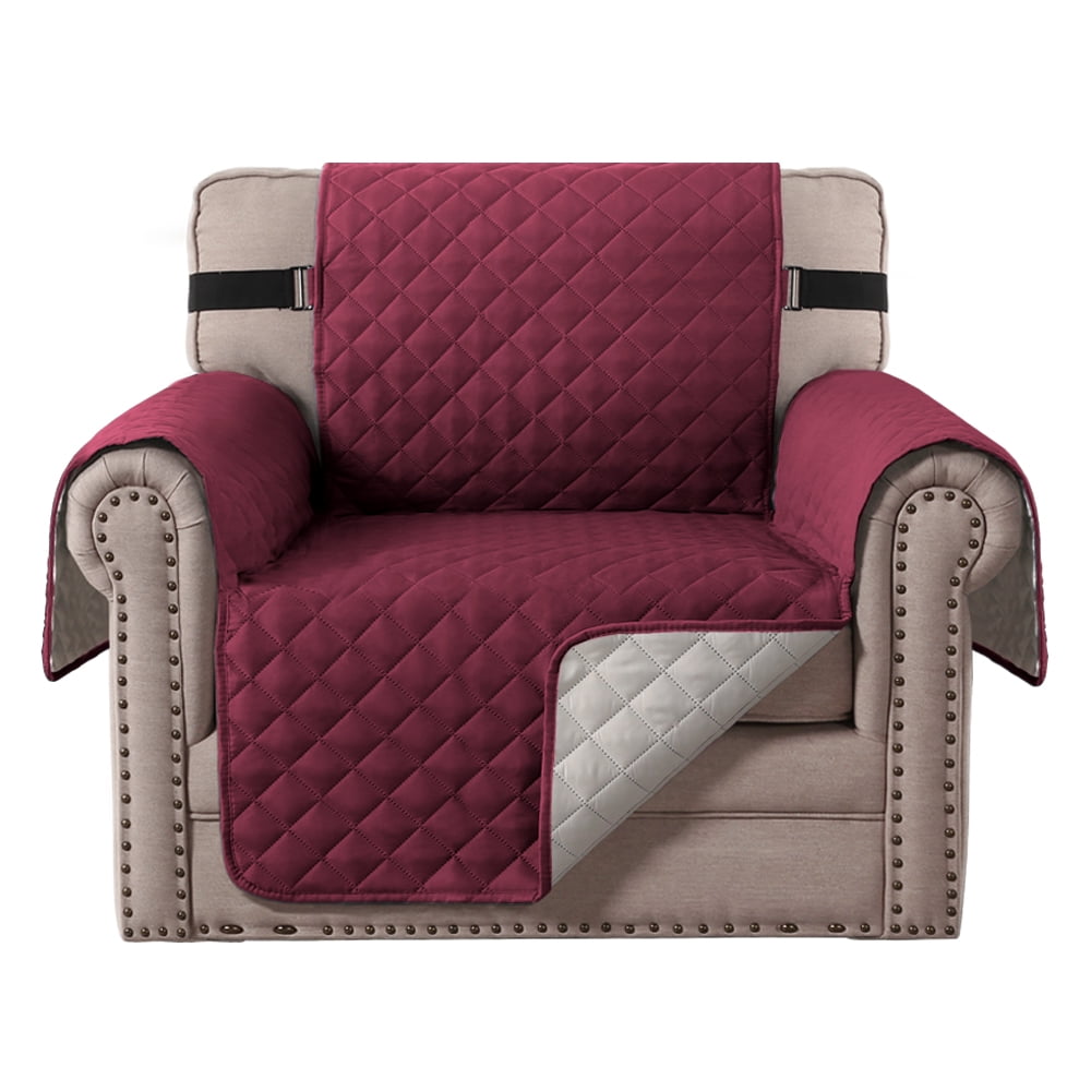 CJC Non-slip Sofa Cover Reversible Quilted Couch Slipcover Waterproof Tear Resistant Furniture Protector for Kids Pets, 3 Sizes & 9 Colors