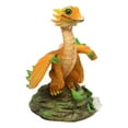thumbnail image 4 of Fantasy Green Thumb Fruity Vitamin Orange Dragon Statue Fairy Garden Collectible, 4 of 6