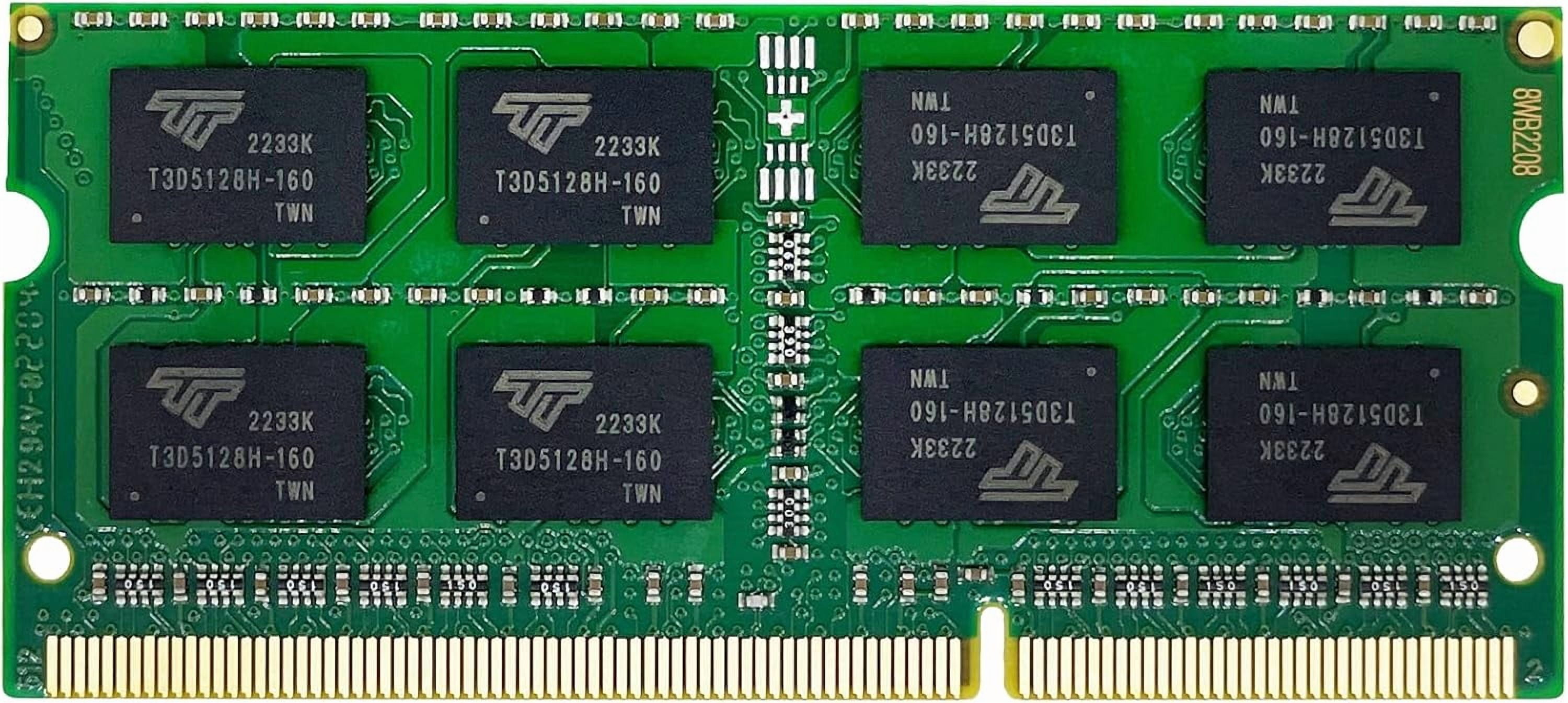 Timetec 8GB DDR3 Laptop RAM Memory, 1333MHz PC3-10600, SODIMM 204-Pin, Non-ECC Unbuffered, 1.5V/1.35V CL9, Dual Rank 2Rx8