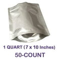 thumbnail image 4 of 7 Mil Zip Lock Mylar Bags Stand Up Pouch Gusseted Pouch in Multiple Sizes (50, 1 QUART 7 x 10 inch), 4 of 4
