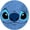 Blue, variant on Disney Lilo and Stitch Unisex Mini Faux Fur Backpack, Blue
