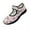 Color 1, variant on Women's Little Bee Printed Shoes Lightweight Comfortable Fashion Walking Shoes Hook & Loop Size 5.5-10