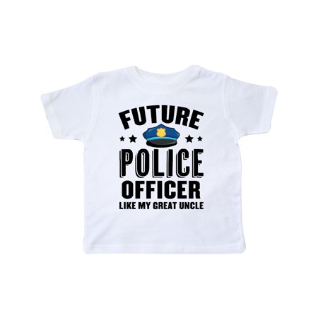 

Inktastic Future Police Officer Like My Great Uncle Gift Toddler Boy or Toddler Girl T-Shirt