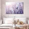 thumbnail image 2 of Elephant Stock Lavender Flower Wall Art - Horizontal Canvas Wall Art - Living Room Wall Decor - Floral And Botanical Canvas - Purple And Blue Decor - 48" x 32", 2 of 8