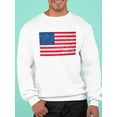 thumbnail image 2 of American Flag Design ! Sweatshirt Men -Image by Shutterstock, Male 3X-Large, 2 of 4