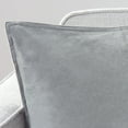 thumbnail image 3 of SAFAVIEH Karya Solid Pillow, 18" x 18", Grey, 3 of 5