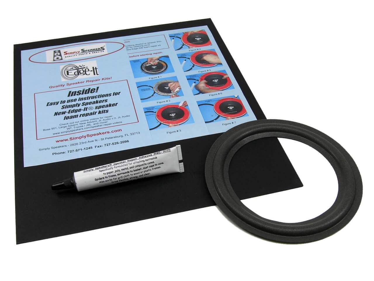 Klipsch Pro Media Subwoofer 6.5" Foam Speaker Repair Kit FSK6.51