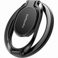 thumbnail image 1 of wonima02 Magnetic Phone Ring Holder for iPhone, Double Adjustable Gym Phone Grip Holder and Stand Removable for Magsafe Case, iPhone 16 15 Pro Max Plus SE, Compatible with Magnetic Car Mount, 1 of 1