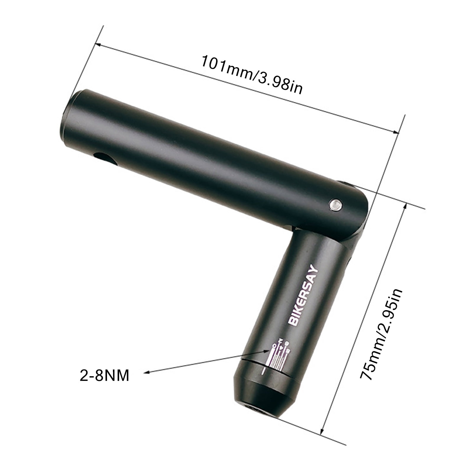 Bike Torque Wrench Tool 2 to 8 Nm Aluminium Alloy Torque Spanner Muti-purpose Adjust Tool Bike Cycling Professional Accs