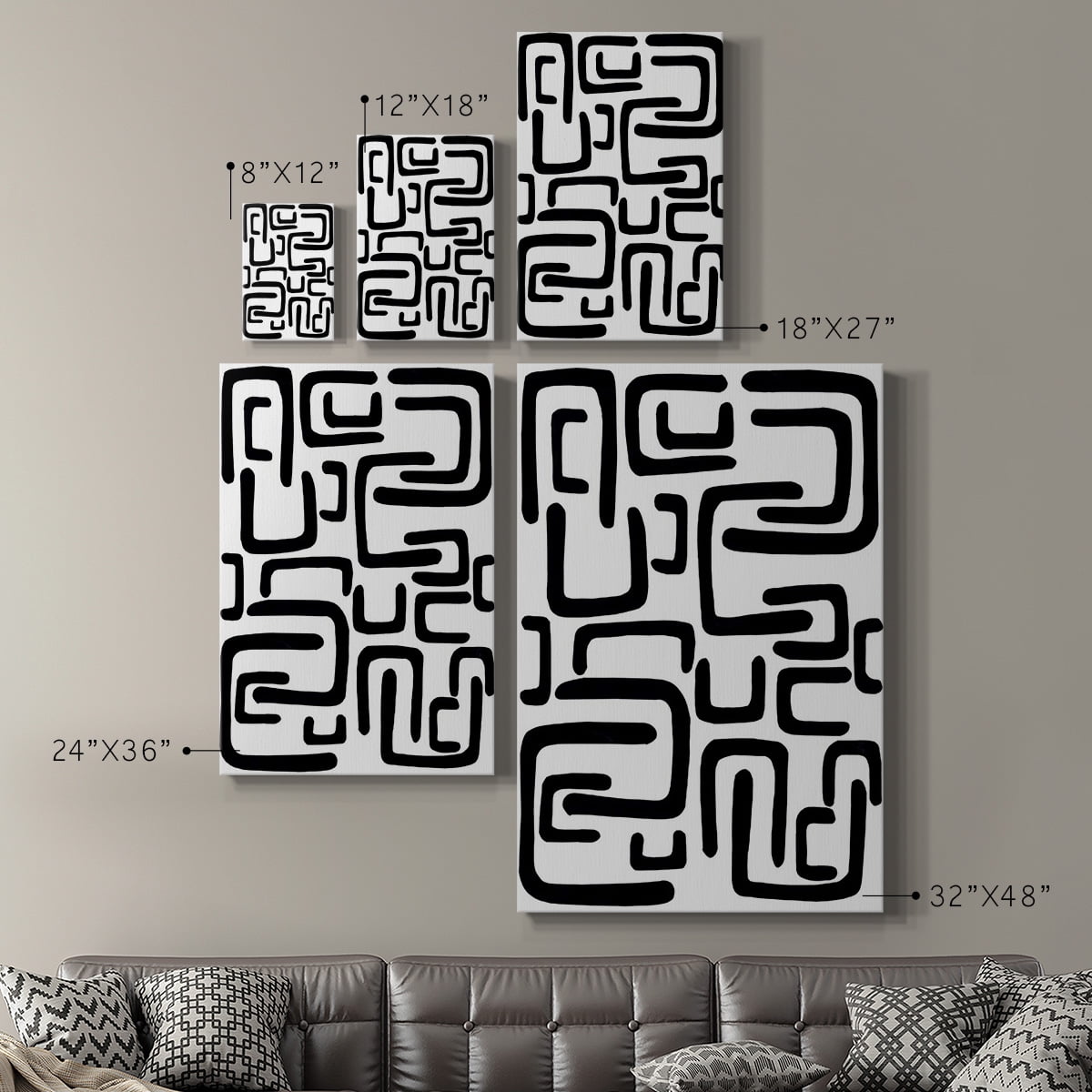 Shuffle II Premium Gallery Wrapped Canvas - Ready to Hang