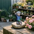 thumbnail image 6 of ICERUN Garden Statues,Resin Fishing Boy Sculpture Garden Art,Flowerbed Match Yard Decorations Outdoor,Style1, 6 of 7