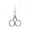 style4, variant on Stainless steel small scissors nose hair scissors eyebrow scissors beauty scissors double eyelid stickers scissors eyelash scissors beard scissors-style4