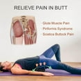 thumbnail image 2 of CNKOO Sciatica Massager Deep Tissue for Butt and Lower Back  14 Trigger Points & Myofascial Release Piriformis Syndrome Relief Glute Hip Pain SI Joint Pelvic Quadratus Lumborum, 2 of 5