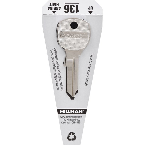 The Hillman Group Replacement Key, 136, 4pk