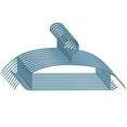 thumbnail image 2 of Ycolew Plastic Hangers - Non Slip No Shoulder Bump Suit Hangers - Space Saving Clothes Hangers,Rounded Hangers for Coat,Sweater,Jackets,Pants, 2 of 2