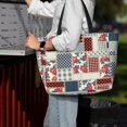 thumbnail image 7 of Xecao Patchwork In Country Style for versatile beach bag for women includes zipper pockets and waterproof material, ideal for vacations and adventures., 7 of 7