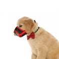 thumbnail image 3 of AJZIOJIRO Dog Muzzle Cover,Cozy Cotton Mesh Breathable Dogs Muzzle for Small Medium Sized Dogs Dog Costume with Adjustable Strap, 3 of 5