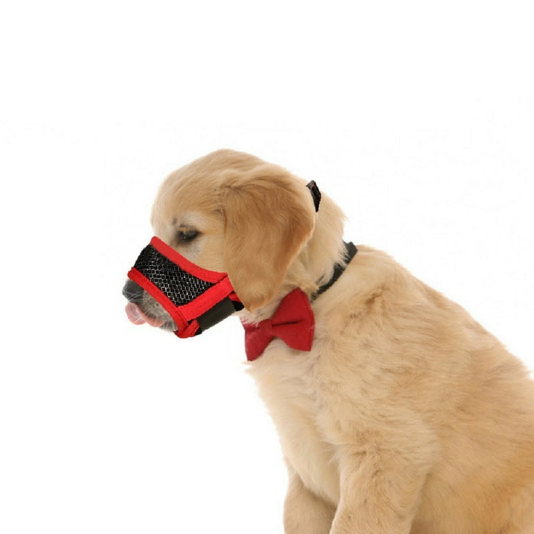 KYAIGUO Dog Muzzle Soft Nylon Muzzle Adjustable Loop Pets Muzzle Prevent Dog from Eating Outside Walk for Small Medium Large Dogs Walmart