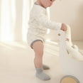 thumbnail image 7 of LYMAYTER 3 Pack ‌‌Baby Toddler Non-Slip Ankle Socks Cotton Grip Sole for Infants Kids Boys Girls Indoor Play‌, 7 of 7