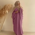 thumbnail image 2 of Summer Dresses,plus size formal dresses for women,Trendy Maxi Dress Women Plus Size Batwing Sleeve Long Robe Elegant Abaya for All Occasions, 2 of 3