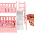 thumbnail image 4 of Doll House Decoration Mini Bunk Bed Plastic Multi Color for Doll Accessories 1Pcs, 4 of 4