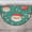 Multicolour 1, variant on CURLYOOT Cute Christmas Half Round Door Mat, Indoor Outdoor Entrance Rug, Gingerbread Semi Circular Area Rug, Non Slip Washable Absorbent Doormat, Laundry Room Rug 40'' x 63''