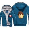 thumbnail image 1 of Suéter con capucha envolvente de ROBLOX para hombres y mujeres, Sudadera con capucha gruesa informal para jóvenes, suéter con capucha cálido, regalos de cumpleaños, Invierno, 1 of 4