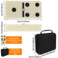 thumbnail image 6 of Lzvxtym Dominoes Set for Adults with 4 Wood Racks Funny Domino Game Set with 28 Colored Dominos and EVA Case Portable Dominoes Travel Set Complete Dominos Set for Family Board Games, 6 of 10