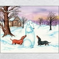 thumbnail image 3 of CafePress - Snow Dachshunds Sweatshirt - Crew Neck Sweatshirt, 3 of 4