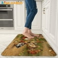 thumbnail image 5 of Rooster Kitchen Rug Decor 2 Pieces Set Farmhouse Decor Decorative Kitchen Mat Washable Runner Rugs 17" x 47" + 17" x 29", 5 of 6