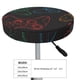thumbnail image 4 of Balery Gamepad Joystick Game Fundas de asiento para taburete de bar redondo de tela de terciopelo ajustables que protegen de arañazos y manchas para sillas de 14 a 17 pulgadas.-13 inch, 4 of 7