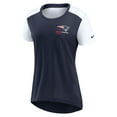 thumbnail image 2 of Women's-Nike  Navy New England Patriots Performance Fashion T-Shirt, 2 of 3