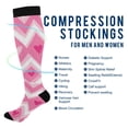 thumbnail image 2 of FORMRS Womens Knee High Socks Casual Long Thick Travel Daily Wear, 2 Pairs, Heart Geometric, 2 of 6