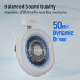 thumbnail image 2 of Auriculares para monitor de estudio FIFINE H8 con cable para colocar sobre las orejas, blancos, 2 of 7