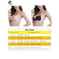 thumbnail image 2 of PULLIMORE 2 Pack Women Self Adhesive Invisible Bras Butterfly Wings Strapless Push Up Chest Stickers For Dress Halter (Cup C, Black+Skin), 2 of 10