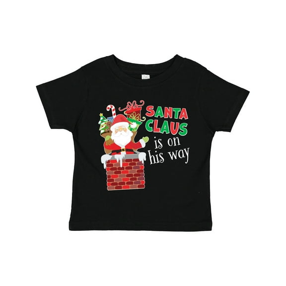 Inktastic Santa Claus is on His Way Christmas Boys or Girls Toddler T-Shirt