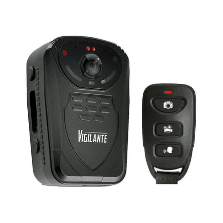 Pyle Vigilante Compact & Portable HD Body Camera, Person Worn Camera (Audio & Video Recording) Night Vision, Built-in Battery, 16GB Memory, Water Resistant