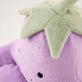 thumbnail image 3 of edx Bean Bag Chair for Kids, Soft Faux Rabbit Fur Fabric, Removable Washable Cover, Eggplant Lazy Chair for Bedroom Living Room, 24 Inch, Purple, 3 of 5
