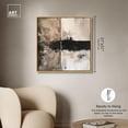 thumbnail image 5 of Muddy Veil I Canvas Neutral Abstracts by Art Remedy, Gold Frame, 30" x 30", 5 of 7