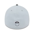 thumbnail image 5 of Men's New Era  Gray/Black Las Vegas Raiders 2023 Sideline 39THIRTY Flex Hat, 5 of 7