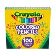 Crayola Colored Pencils Set, Back to School Supplies, 100 ct, Gifts for Kids