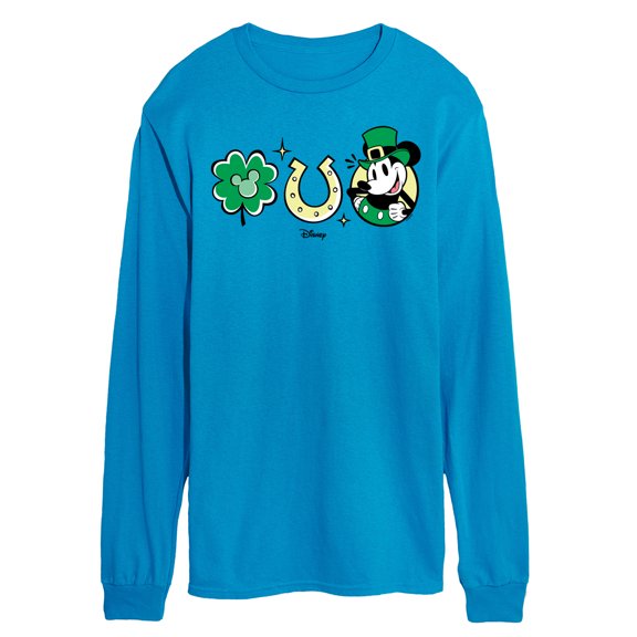 Disney - Mickey St Patricks Icons - Men's Long Sleeve T-Shirt