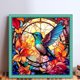 thumbnail image 2 of Hilo Algodón Bordado Punto Cruz Pájaro Vitral Con 11CT 40x40cm, 2 of 9