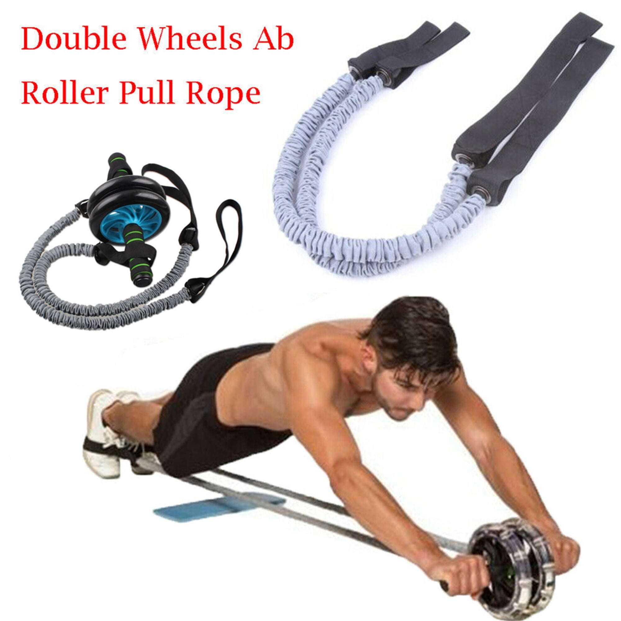 Details about   Muscle training Fitness Workout Gym Abdominal Roller Wheel Resistance Exercise 