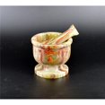thumbnail image 1 of 4 in. Modern Style Mortar & Pestle Set, Whirl Green Onyx, 1 of 1