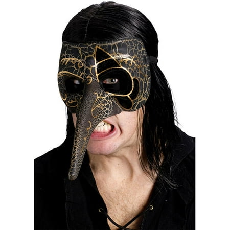 Venetian Raven Mask Adult Halloween Accessory